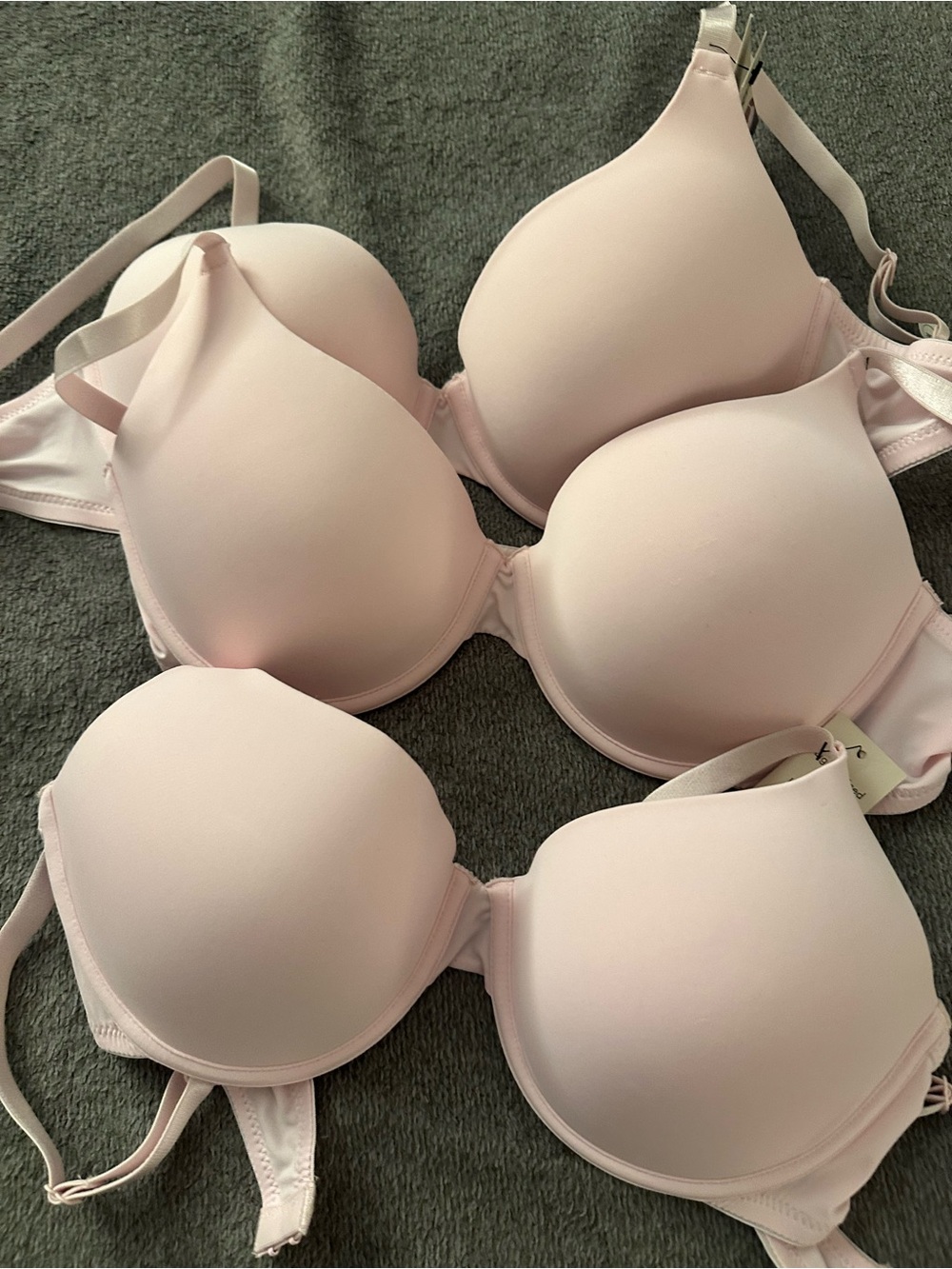Women's Light Pink T-Shirt Bra - Smooth under wire Cups